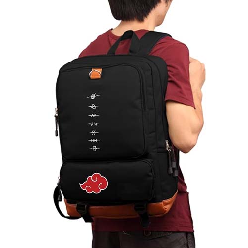 Akatsuki Backpack. Great Naruto merch for the rebellious one.