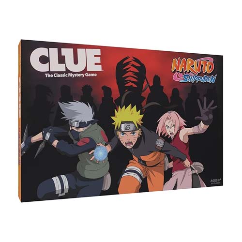 Naruto Clue. Great Naruto merch for the game night host.